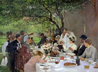 Das Hochzeitsmahl in Yport, 1886